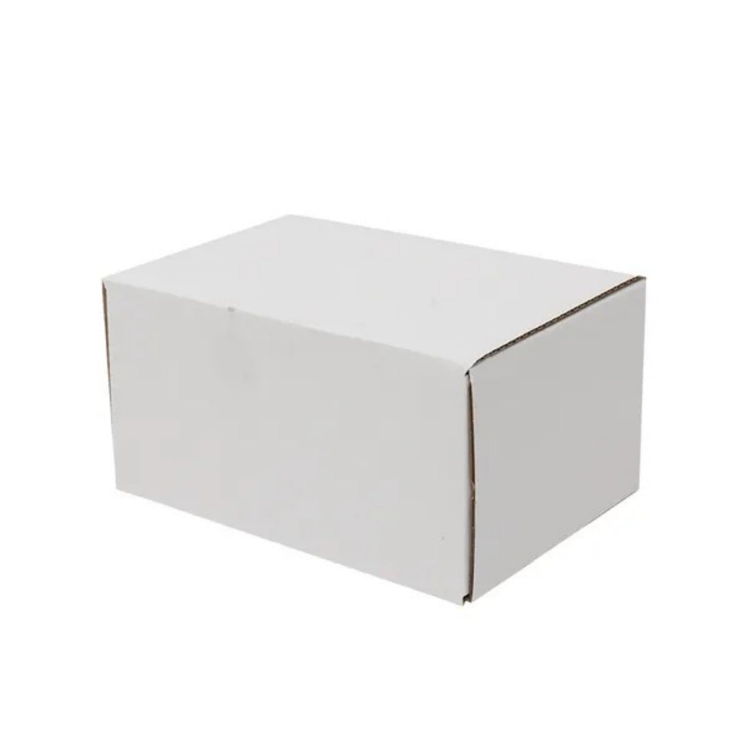 50 Corrugated Paper Boxes White Outside And Yellow Inside