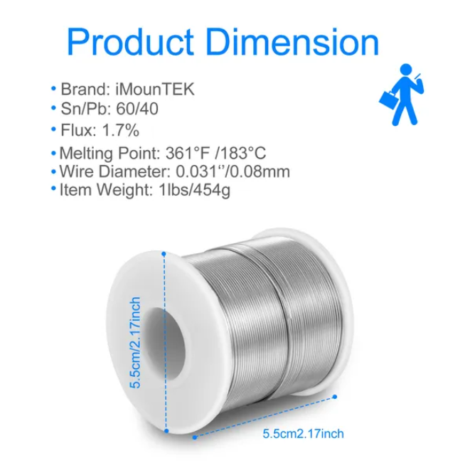 60 And 40 Tin Lead Rosin Core Welding Wire