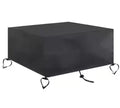 Square Fire Pit Cover, 30 In, Black
