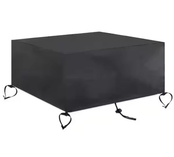 Square Fire Pit Cover, 30 In, Black