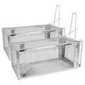 2-piece Set Of Humane Live Rat Cages