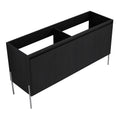 60 Freestanding Bathroom Vanity, Storage Cabinet With Soft Closed Doors KD-Package-Excluding Sink