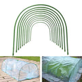 12PC 4ft*0.31inch Small Greenhouse Plastic Elbows, Garden Arch Support Accessories, Greenhouse Arch Pole Connecting Pipes, Support Fixtures