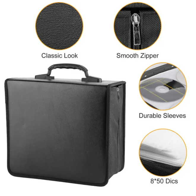 Portable Media Disk Wallet