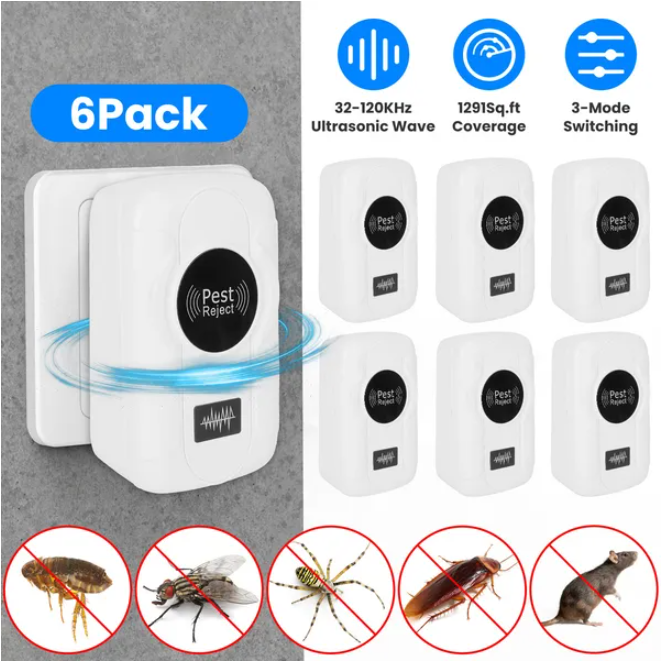 120KHz Ultrasonic Insect Repellent Indoor Plug