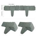 20 PCS Cobbled Stone Effect Plastic Garden Lawn Border Edging