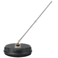 1 Set 15in High Pressure Flat Surface Cleaner 4000PSI Disc Power Washer Broom With 2 Washer Extension Wands 2Pc Replacement Nozzles