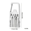 13 In 1 Multi-function Gadgets Stainless Steel Combination Tools, Mobile Phone Holder, Folding Outdoor, Bottle Opener, Screwdriver, Hiking Buckle, Knife