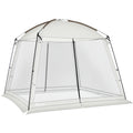 10 x 10 Screen House Room, UV50+ Screen Tent with 2 Doors and Carry Bag, Easy Setup, for Patios Outdoor Camping Activities