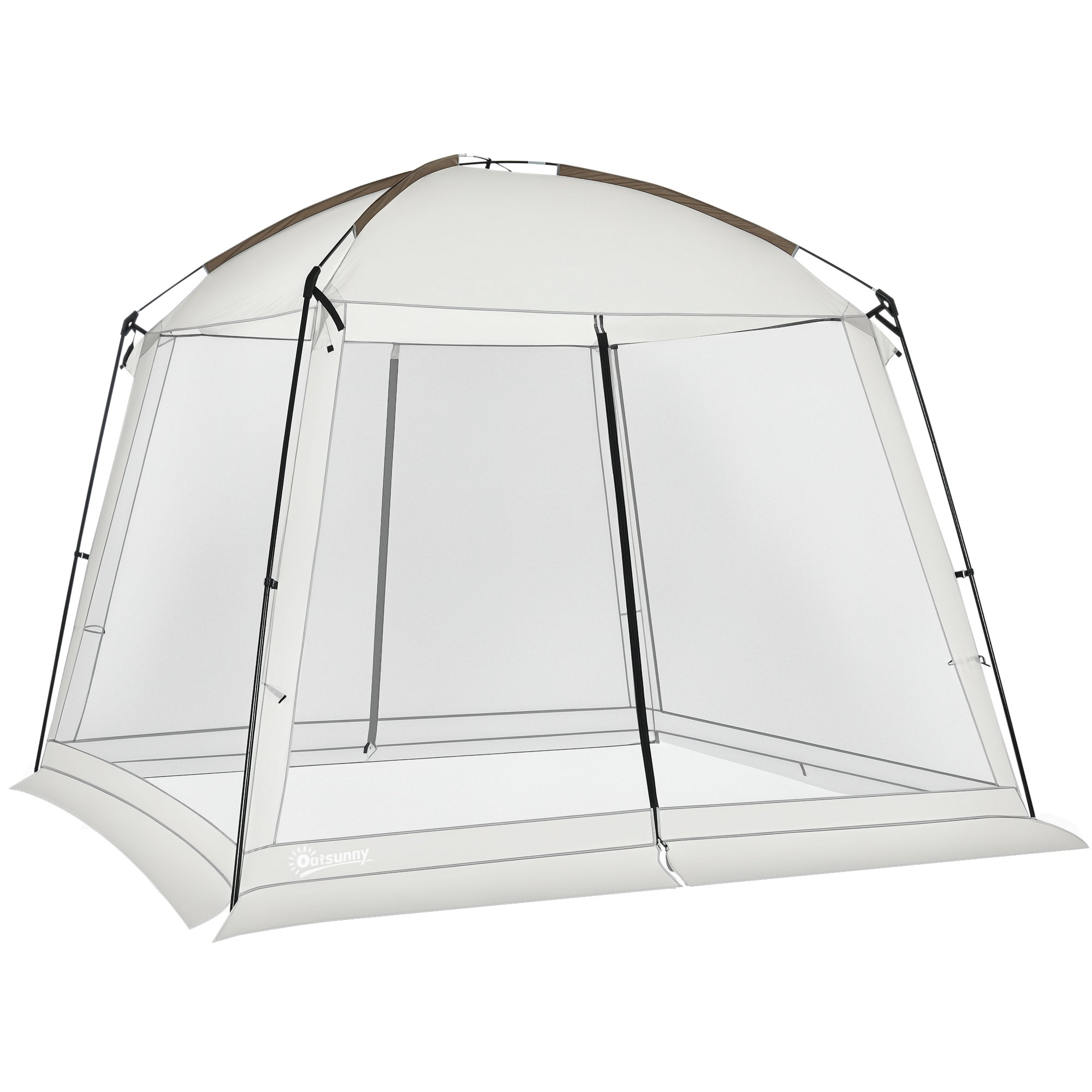 10 x 10 Screen House Room, UV50+ Screen Tent with 2 Doors and Carry Bag, Easy Setup, for Patios Outdoor Camping Activities