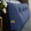 Triangle Reading Cushion With A Button-180x50x20cm